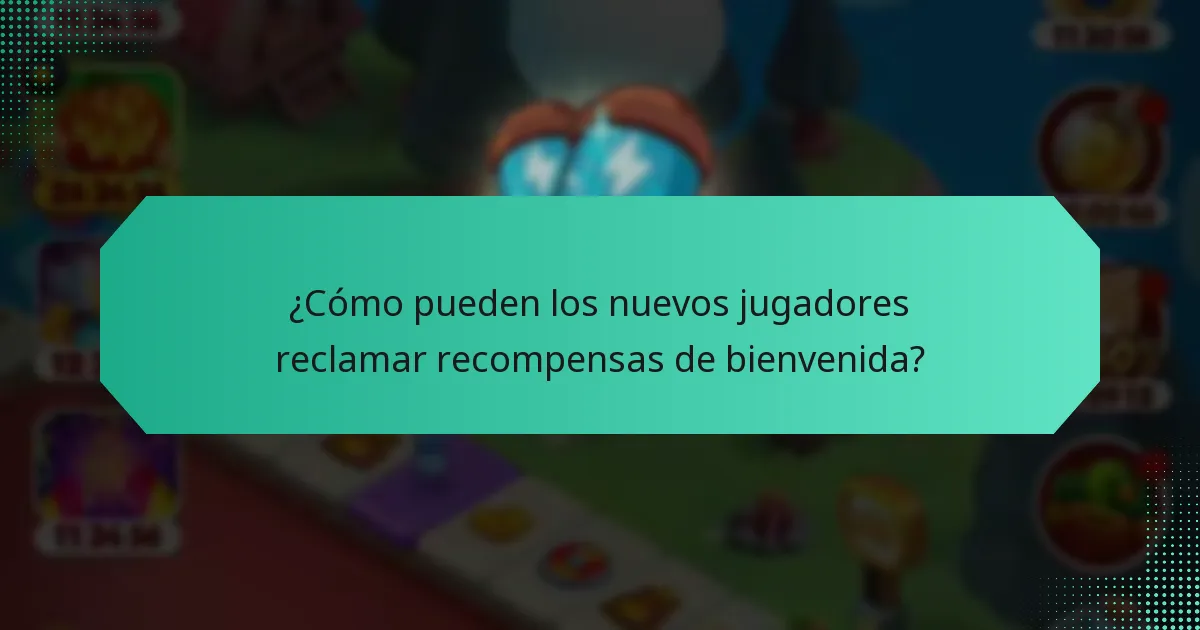 ¿Cómo pueden los nuevos jugadores reclamar recompensas de bienvenida?