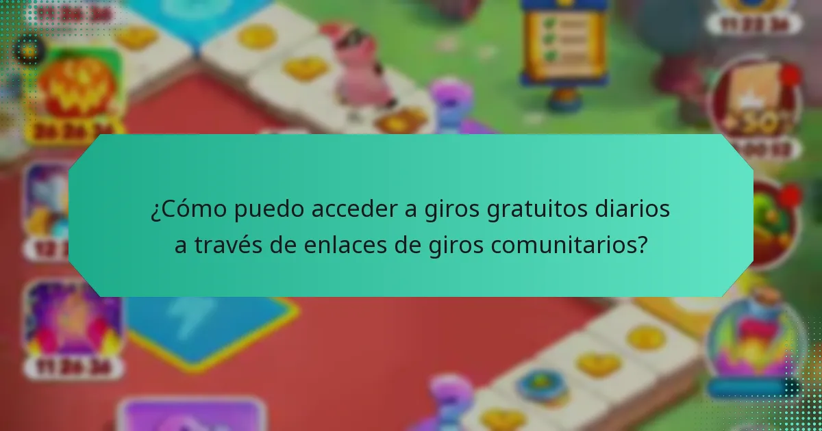 ¿Cómo puedo acceder a giros gratuitos diarios a través de enlaces de giros comunitarios?