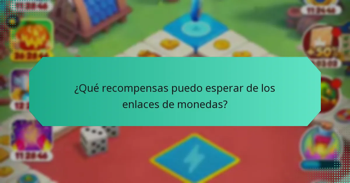 ¿Qué recompensas puedo esperar de los enlaces de monedas?